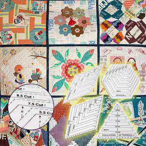 Hand Drawing Ruler Set – Precision Sketching & Shape Template Tools