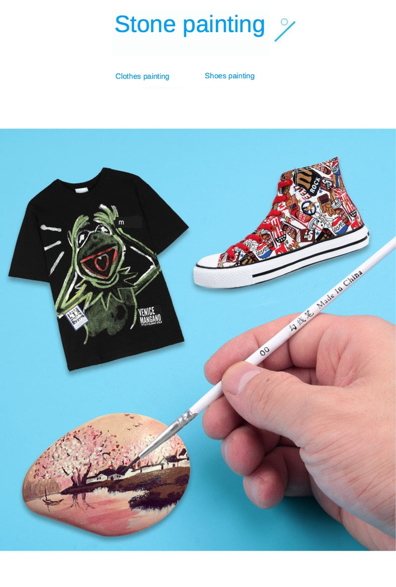 Moisture Watercolor & Oil Paint Brush – Professional Art Supplies