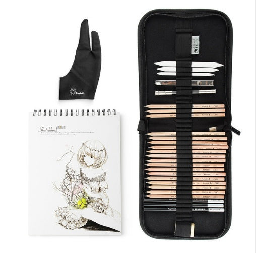 29-Piece Sketch Pencil Set – Complete Drawing Kit for Beginners & Professional Artists