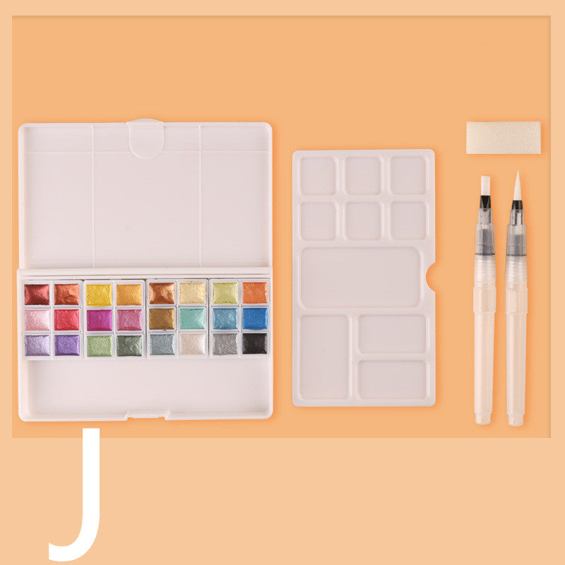 Solid Watercolor Paint Set – Professional Sketch & Painting Kit