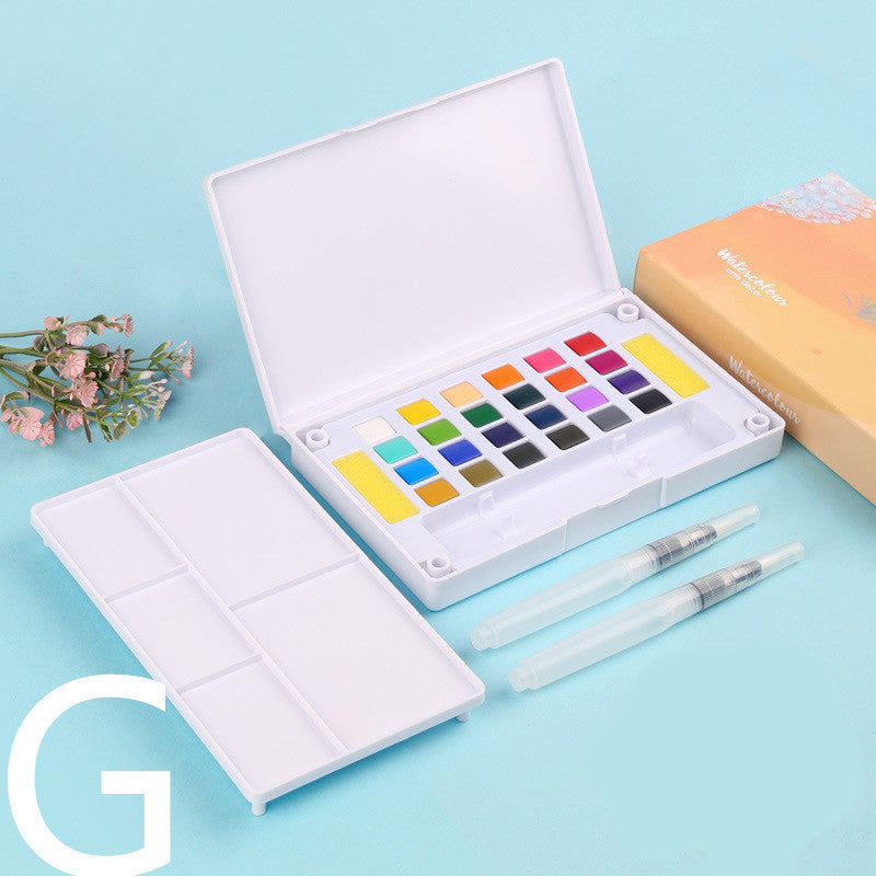 Solid Watercolor Paint Set – Professional Sketch & Painting Kit