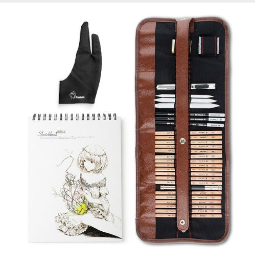29-Piece Sketch Pencil Set – Complete Drawing Kit for Beginners & Professional Artists