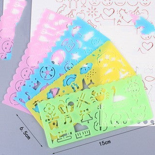 Cute Drawing Ruler Set – Practice Drawing Tools for Kids & Beginners