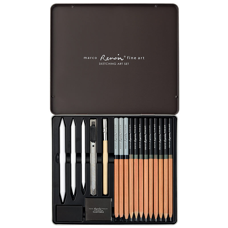 Marco Marco Renoir Sketch Set – Professional Drawing & Art Tool Kit