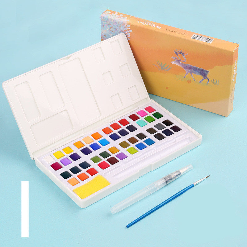Solid Watercolor Paint Set – Professional Sketch & Painting Kit