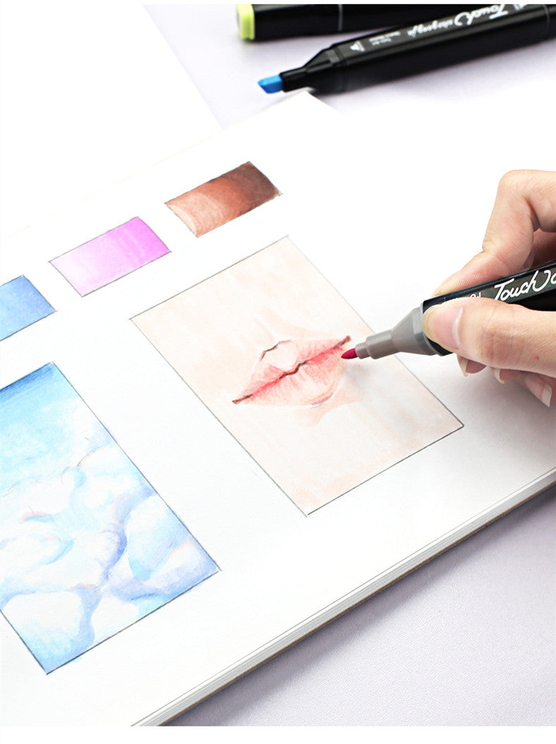 A3/A4 Marker Pen Sketchbook – Hand-Painted Art & Special Design Drawing Book