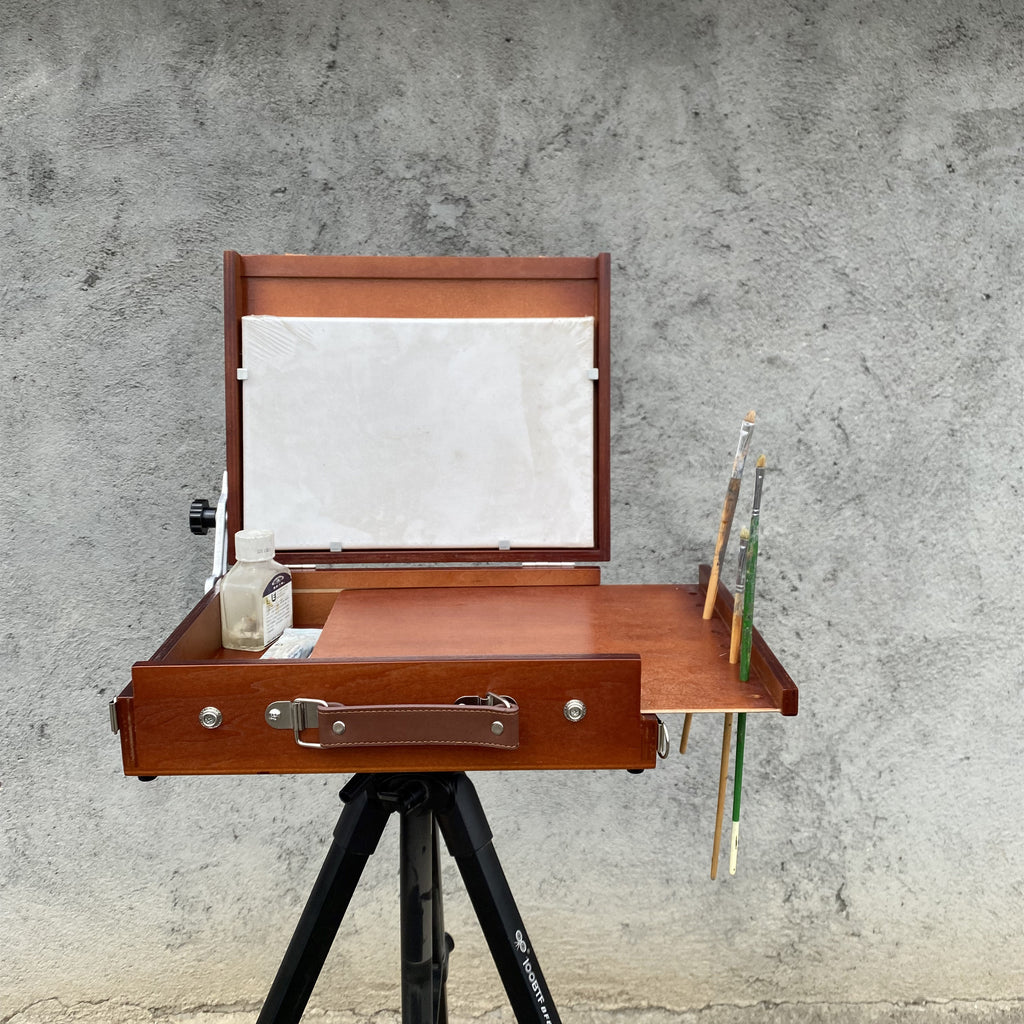 Wooden Adjustable Sketch Box – Portable Multi-Function Art Case