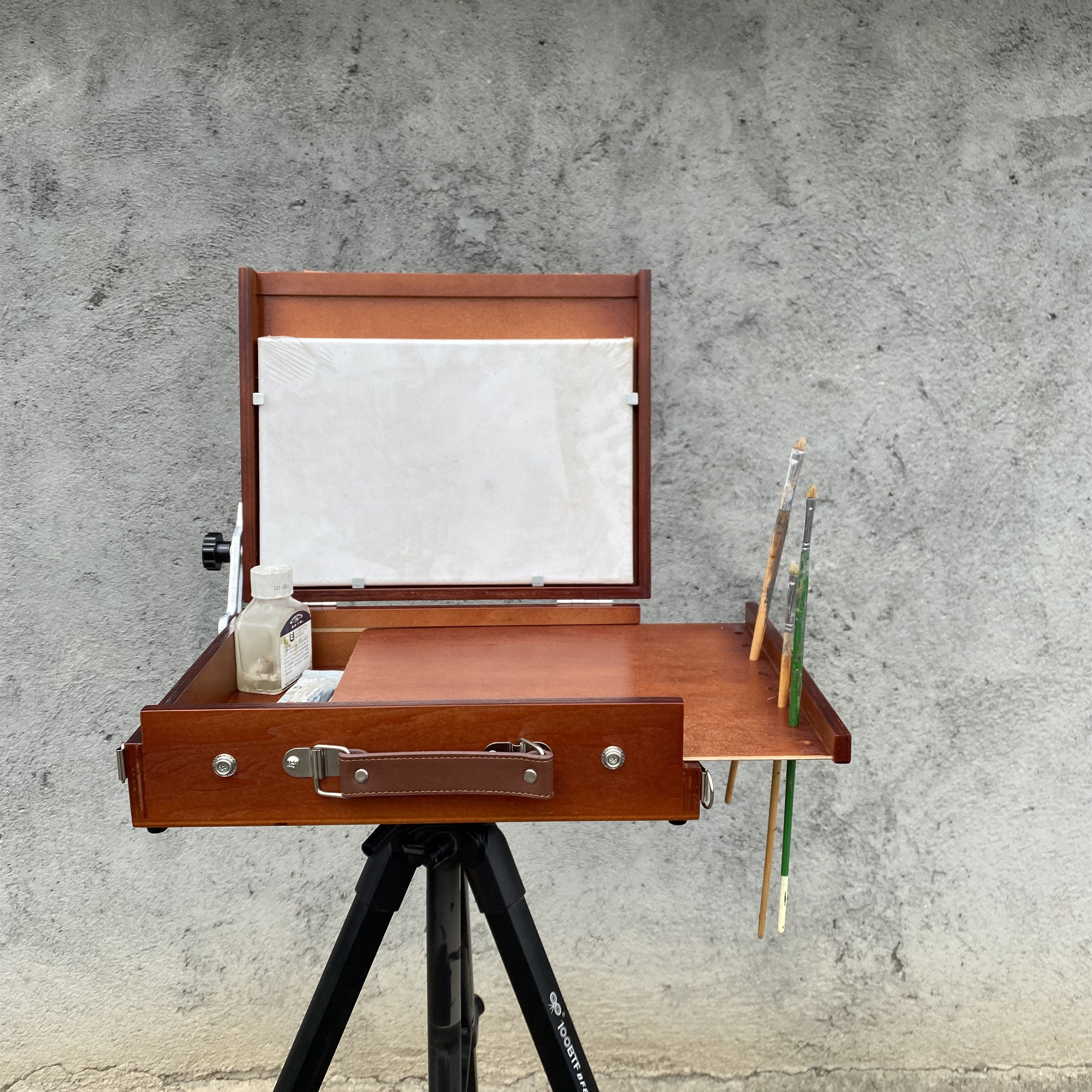 Wooden Adjustable Sketch Box – Portable Multi-Function Art Case