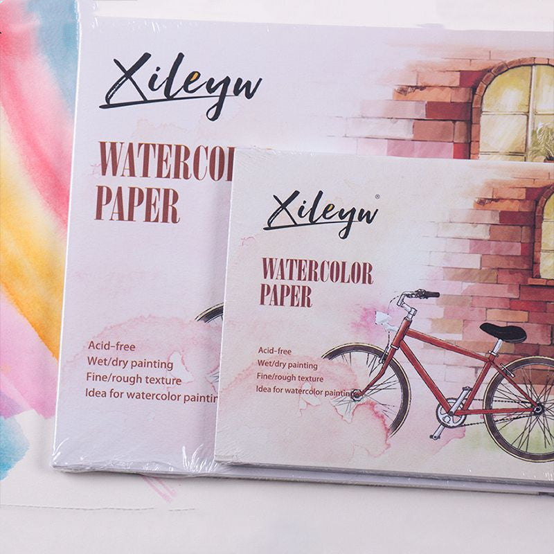 Watercolor & Color Pencil Art Book – Premium Sketchbook