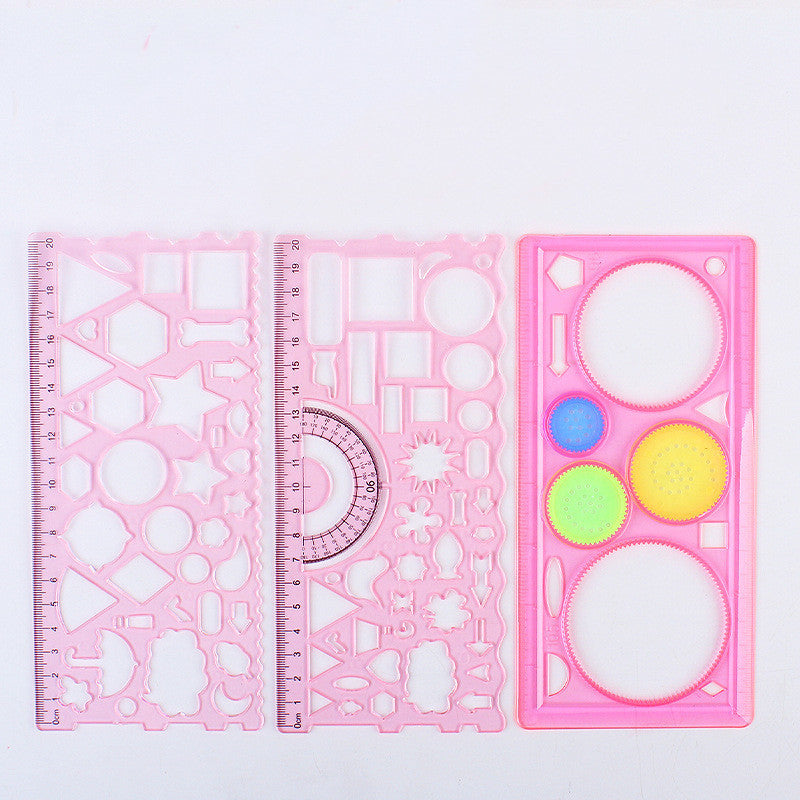 Cute Drawing Ruler Set – Practice Drawing Tools for Kids & Beginners