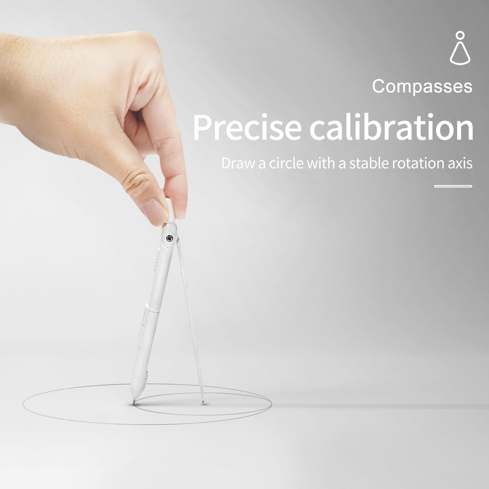 Multifunctional Pencil With Professional Drawing Compass