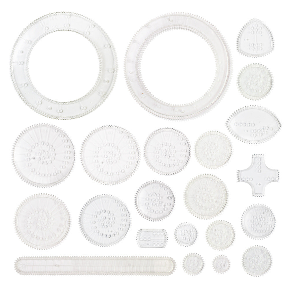 Template Ruler Intelligence Stationery Drawing Wanhua Ruler Set