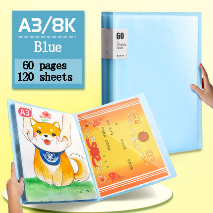 A3 Photo Album Storage Book – Large Capacity Picture Organizer Folder