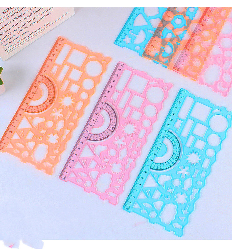 Cute Drawing Ruler Set – Practice Drawing Tools for Kids & Beginners