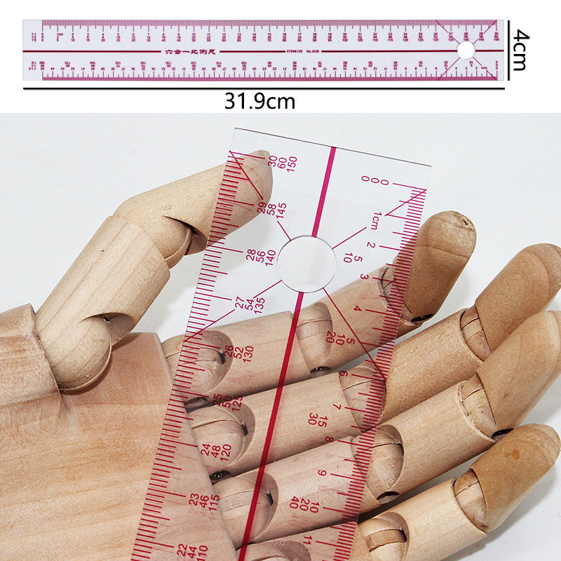 Multi Functional Clothing Ruler Set 4 Pieces