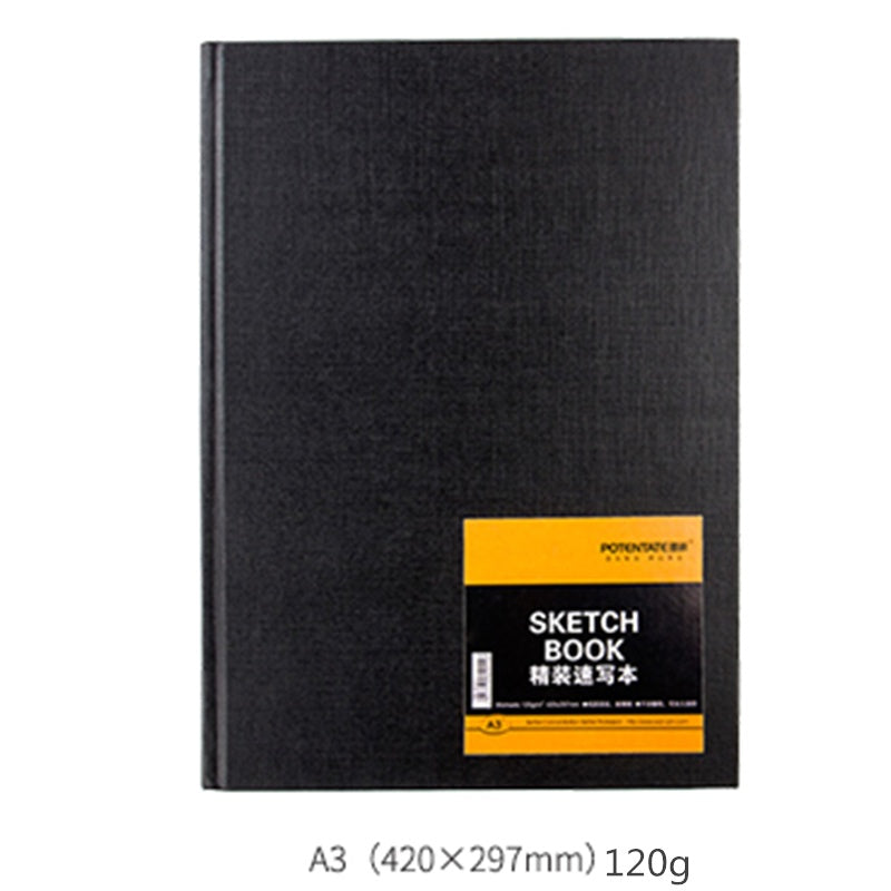 Glued Sketch Art Graffiti Book – Blank Drawing Notebook for Artists