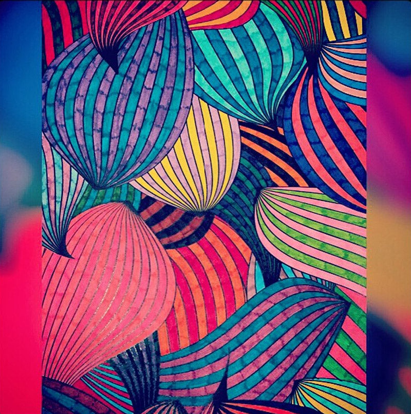 Decompression hand drawing book