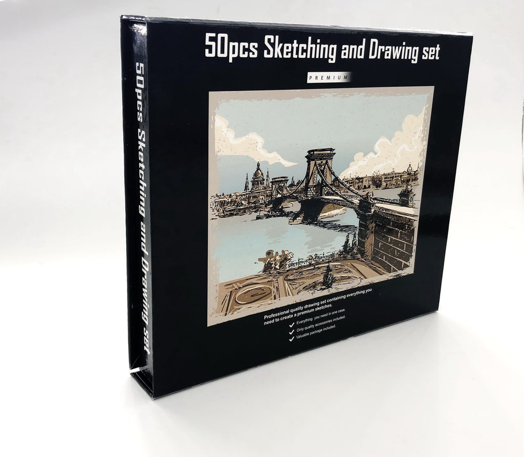 Sketch Pencil Stationery Set – Complete Drawing & Art Supplies Kit