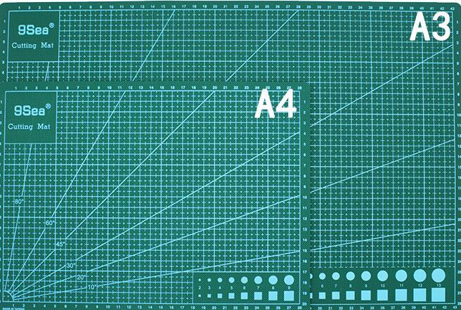 A3 Self-Healing Cutting Mat – Durable Double-Sided Craft & Sewing Cutting Board