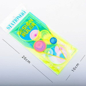 Cute Drawing Ruler Set – Practice Drawing Tools for Kids & Beginners