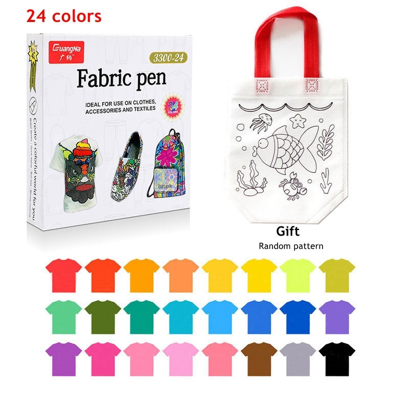 Water-Based Fabric Marker Pen – DIY Non-Fading Color Art Tool