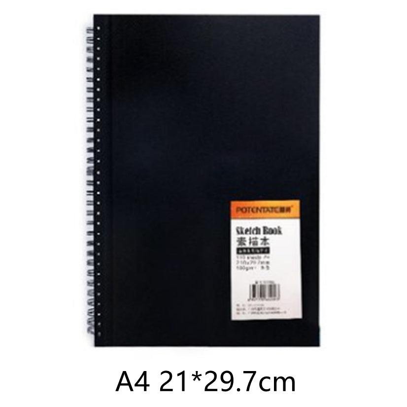 Glued Sketch Art Graffiti Book – Blank Drawing Notebook for Artists