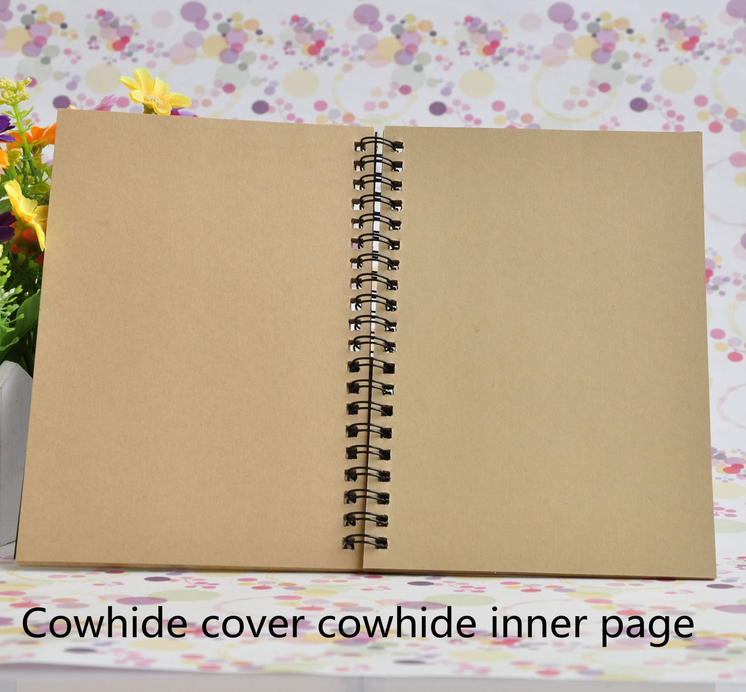 Korean Kraft Paper Coil Notebook – Blank Sketch & Graffiti Art Journal