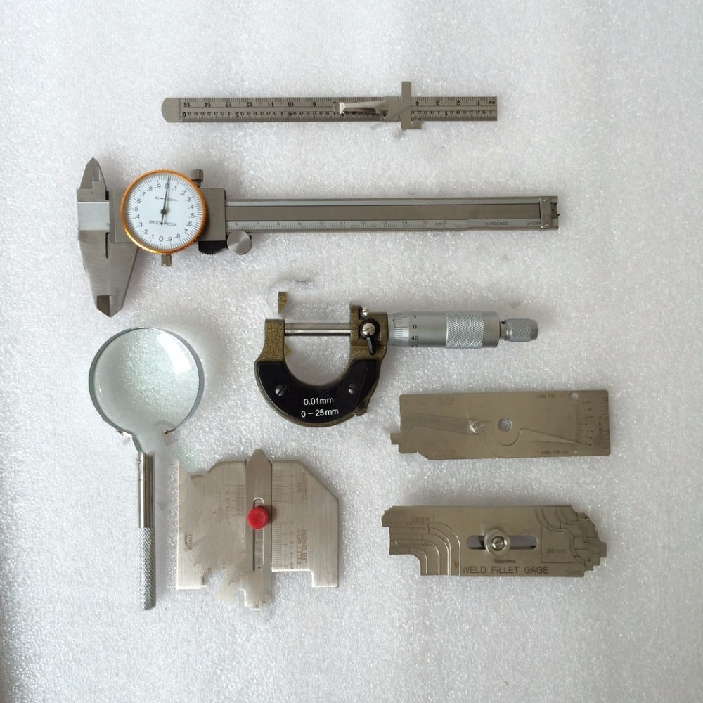 Exquisite Combination Of Seven-piece Weld Inspection Ruler Set