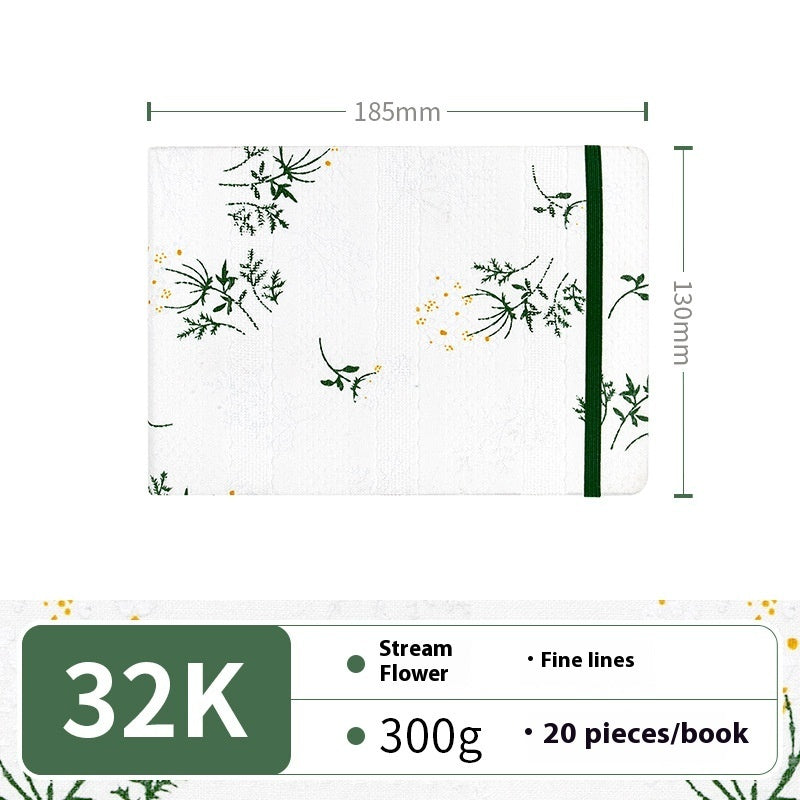 Feiluniao Watercolor Notebook – Handmade Fabric Mini Sketchbook for Watercolor, Character Sketching, Graffiti & Travel Drawing