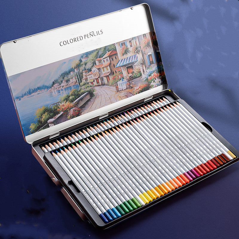 Water-Soluble Oil-Based Color Pencil Set – Professional Drawing & Coloring Pencils for Artists & Students