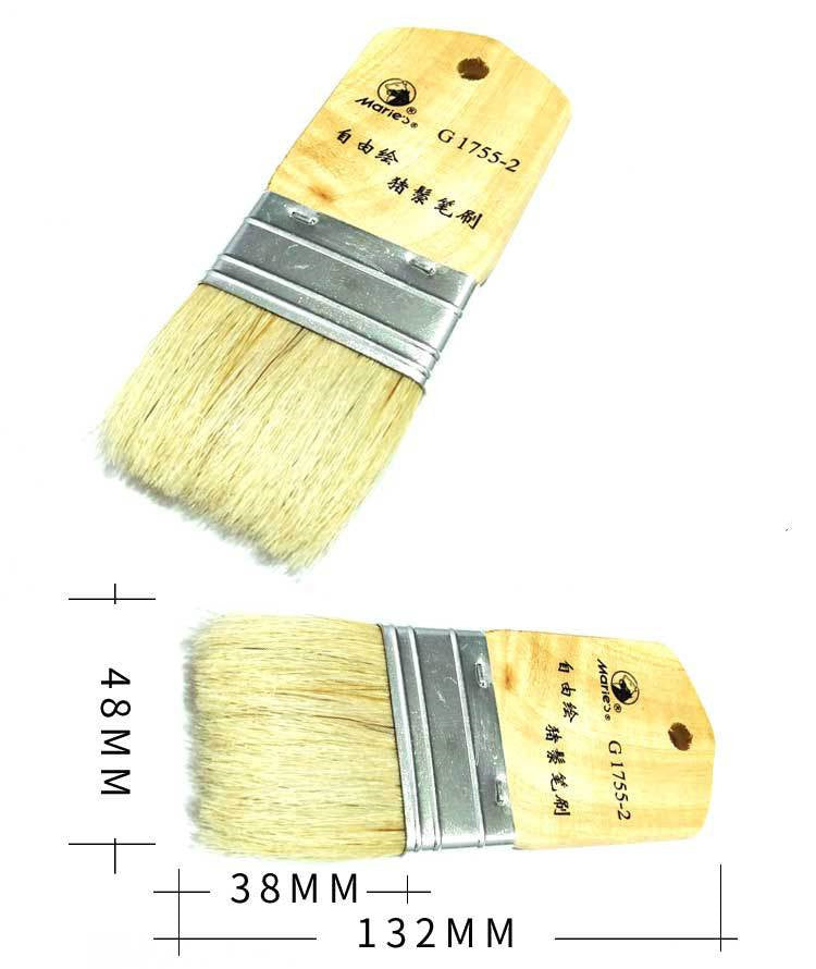 Woolen Board Shading Brush Pen – Flat Head Watercolor Painting Tool