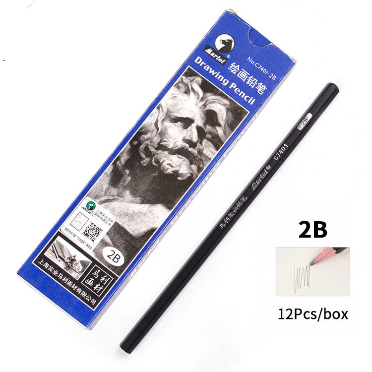 Marley Charcoal Drawing Pencils – Professional Sketching & Shading Tools