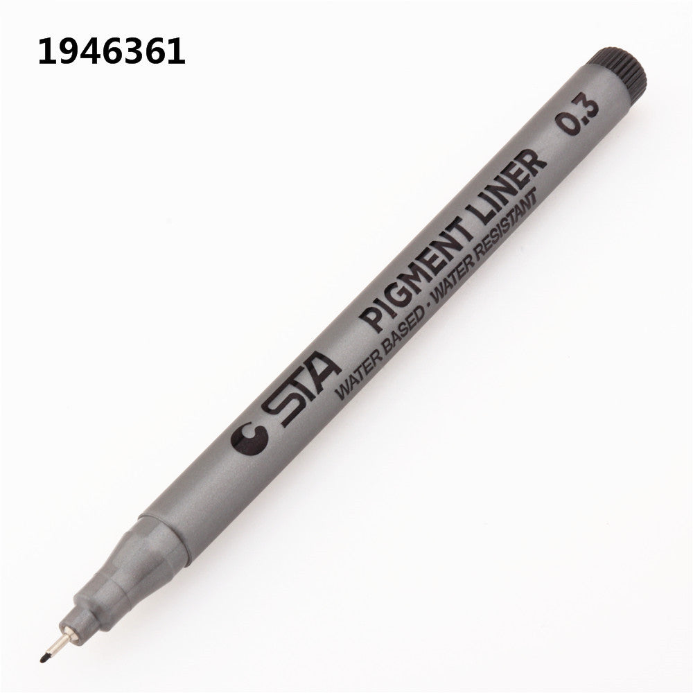 Professional Sketch & Engineering Drawing Pen – Hand-Painted Design