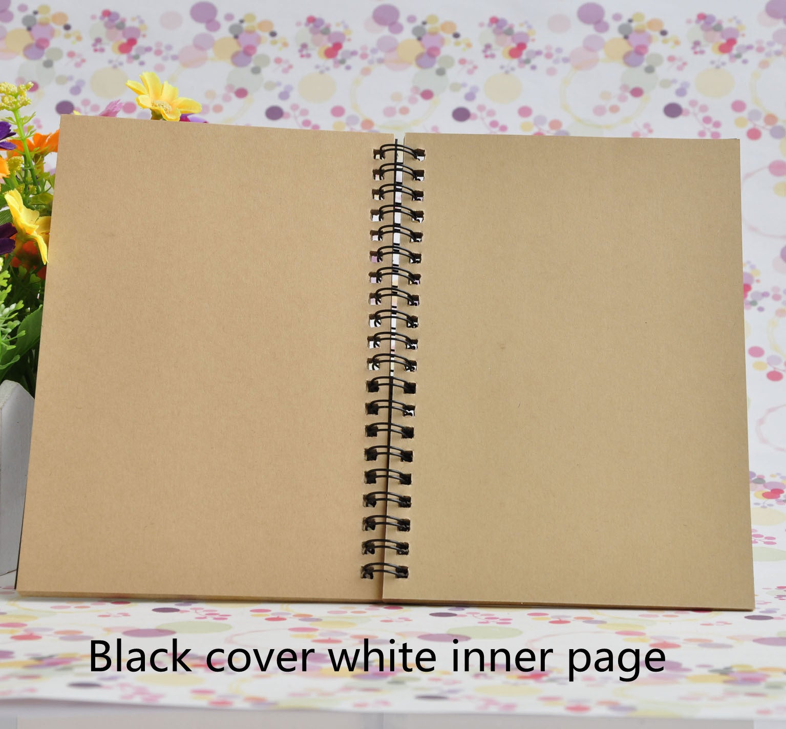 Korean Kraft Paper Coil Notebook – Blank Sketch & Graffiti Art Journal