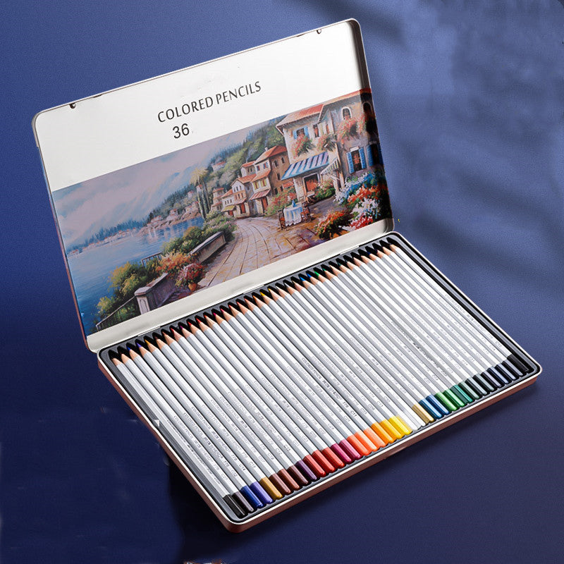Water-Soluble Oil-Based Color Pencil Set – Professional Drawing & Coloring Pencils for Artists & Students