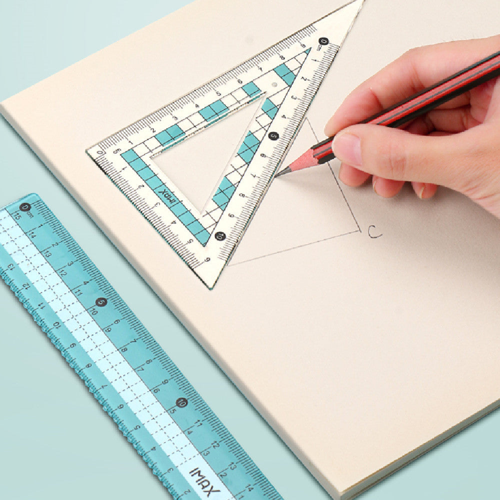 Student Exam Compasses Ruler Set
