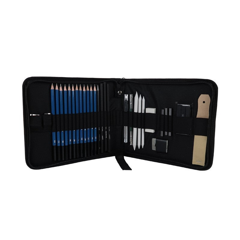 32-Piece Professional Drawing & Sketch Pencil Kit – Graphite Art Set for Artists & Students
