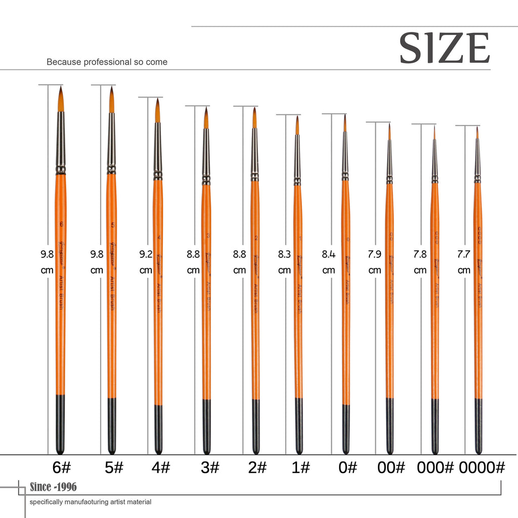 Professional Nylon Wool Brush Pen – Watercolor Hook Line Tool