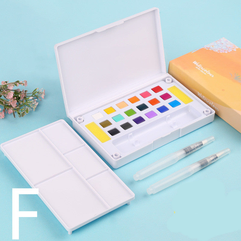 Solid Watercolor Paint Set – Professional Sketch & Painting Kit