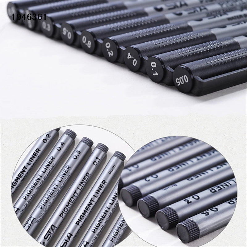 Professional Sketch & Engineering Drawing Pen – Hand-Painted Design