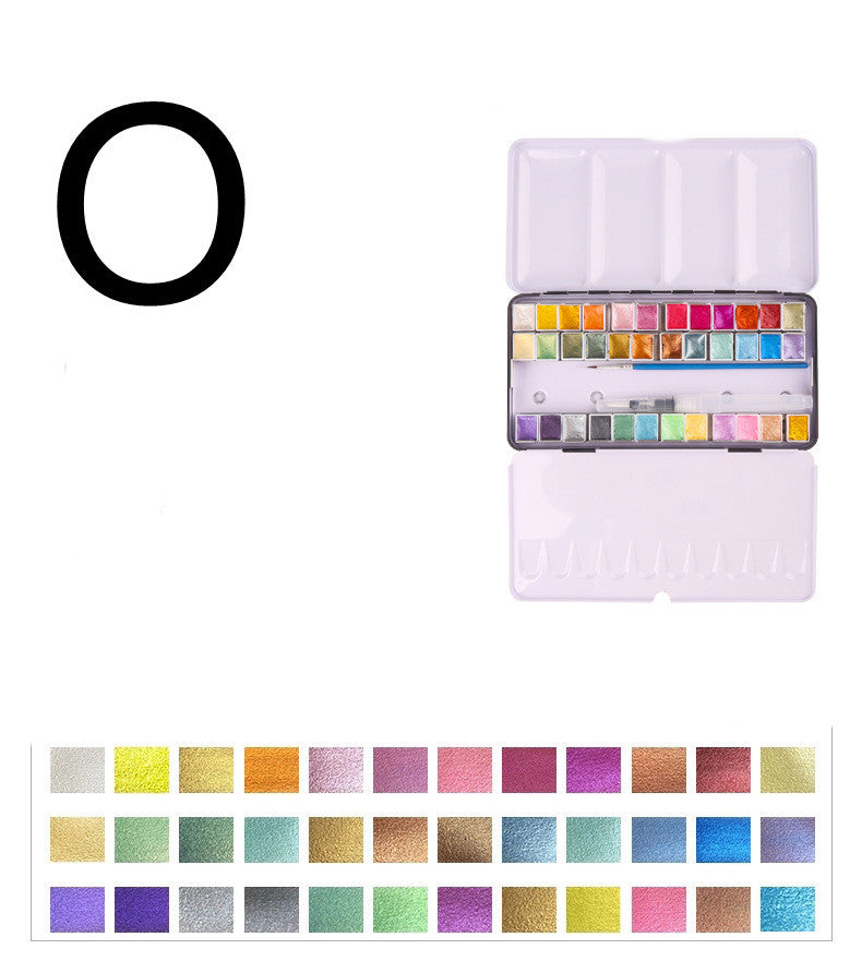 Solid Watercolor Paint Set – Professional Sketch & Painting Kit