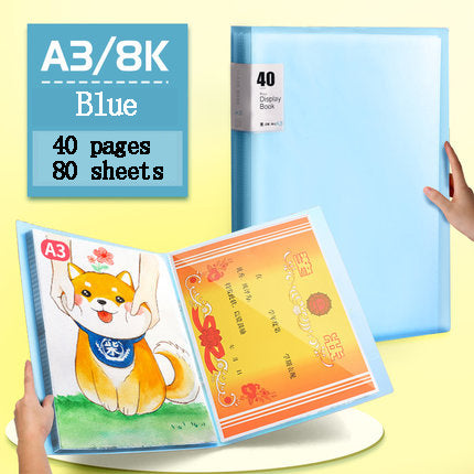 A3 Photo Album Storage Book – Large Capacity Picture Organizer Folder