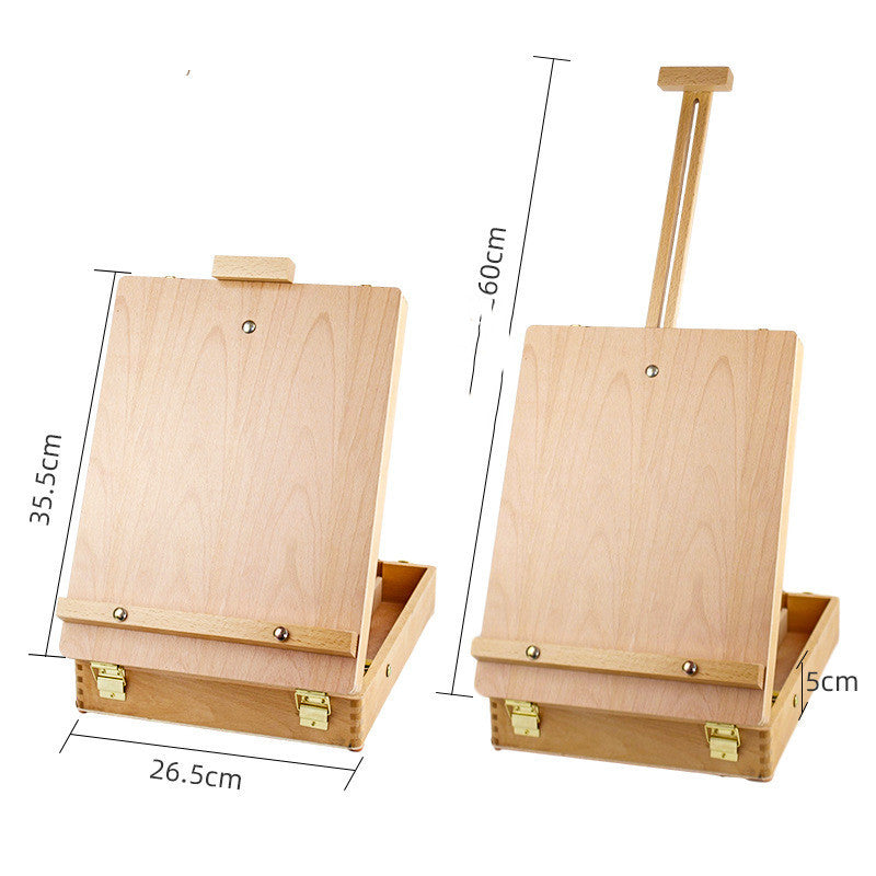 Portable Oil Painting Sketch Box – Complete Artist Travel Set