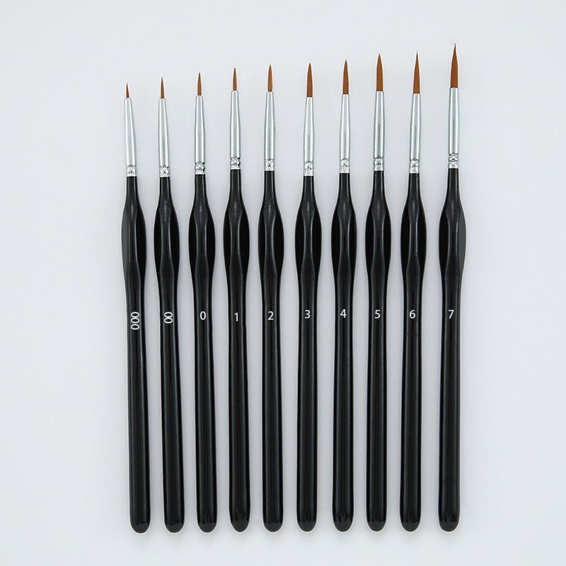 Triangle Handle Detail Brush – Pointed Hook Line Watercolor Pen