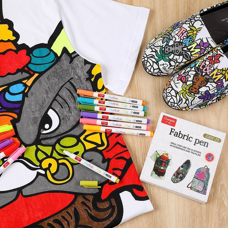 Water-Based Fabric Marker Pen – DIY Non-Fading Color Art Tool