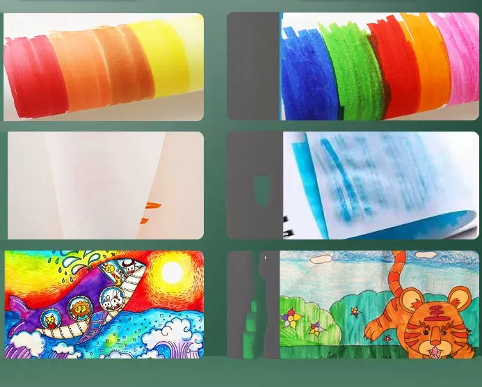 Quick-Drying Double-Head Watercolor Brush Pen – Opaque Art Marker