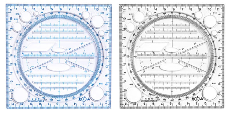 Hand Account Creative Multifunctional Drawing Ruler