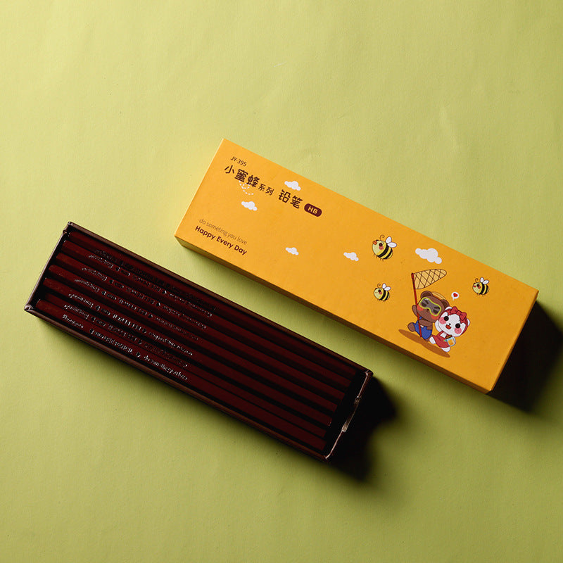 Colored Wooden HB Pencils – Hexagonal Rod Design for Students & Artists