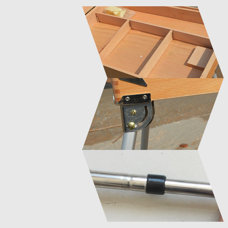 Portable Wooden Sketch Easel & Oil Painting Rack