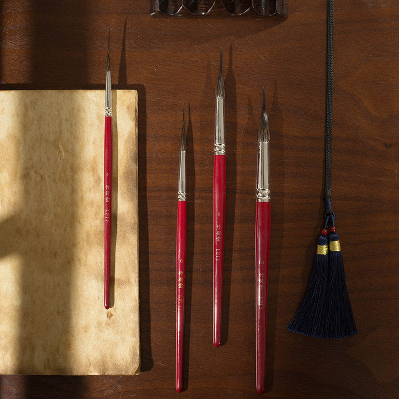 Premium Squirrel Hair Watercolor Brush – Soft Natural Hair Drawing Pen